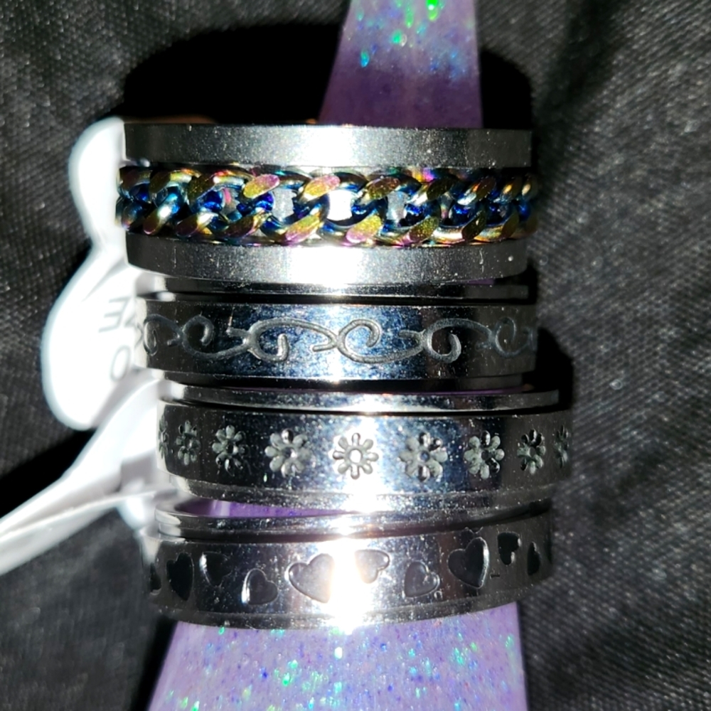 Spinner rings